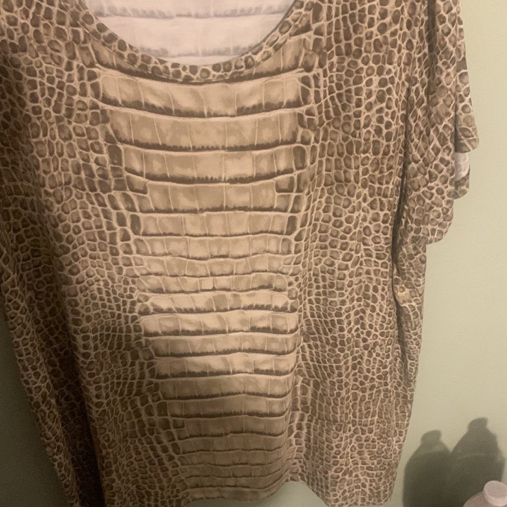 Patterned Michael Kors Shirt 2x View 4